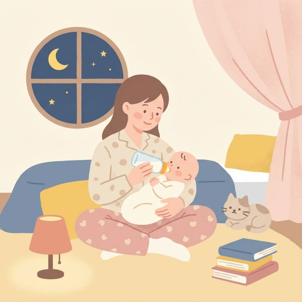 Peaceful night feeding